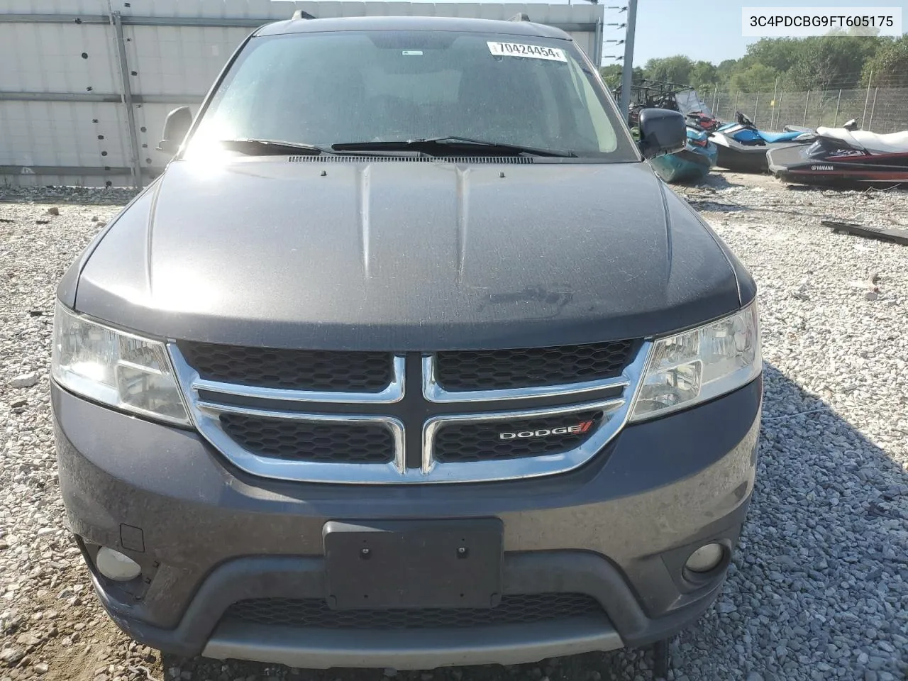 2015 Dodge Journey Sxt VIN: 3C4PDCBG9FT605175 Lot: 70424454