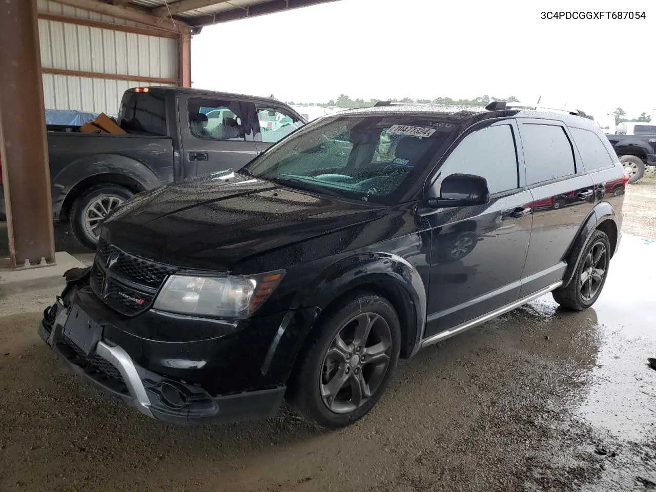 2015 Dodge Journey Crossroad VIN: 3C4PDCGGXFT687054 Lot: 70477324