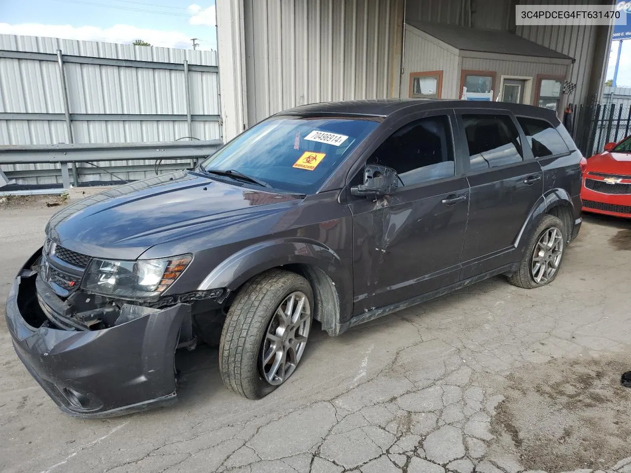 2015 Dodge Journey R/T VIN: 3C4PDCEG4FT631470 Lot: 70496914