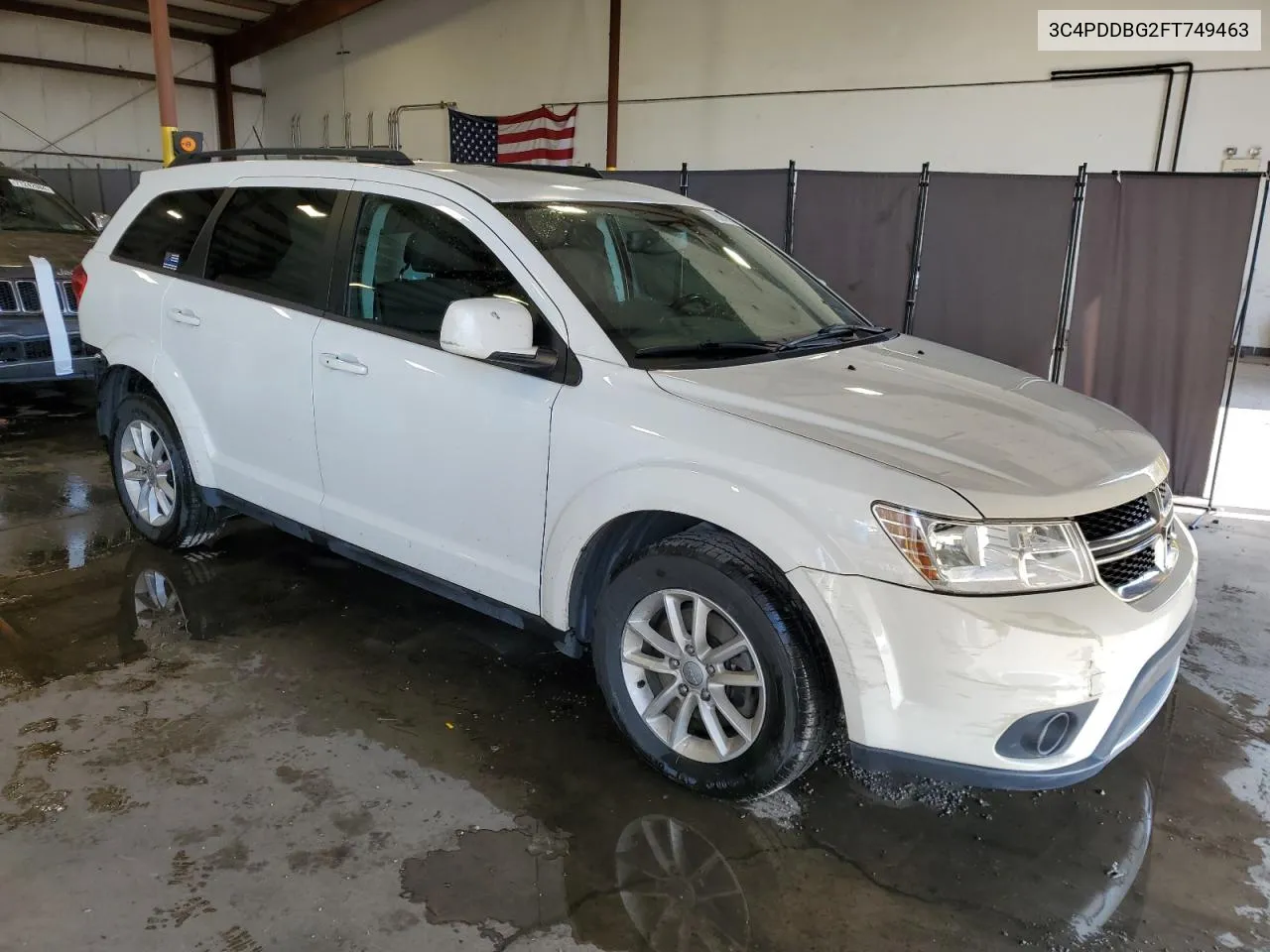 2015 Dodge Journey Sxt VIN: 3C4PDDBG2FT749463 Lot: 70625804