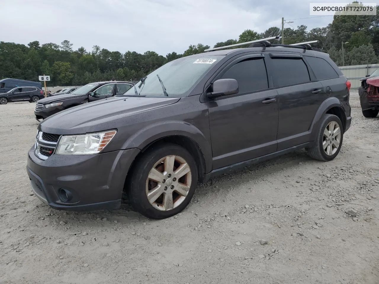 2015 Dodge Journey Sxt VIN: 3C4PDCBG1FT727075 Lot: 70798874