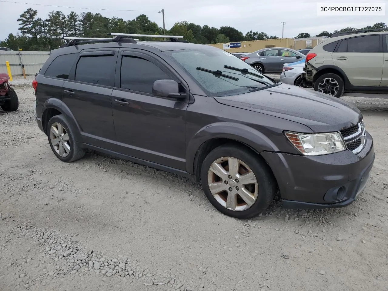 2015 Dodge Journey Sxt VIN: 3C4PDCBG1FT727075 Lot: 70798874