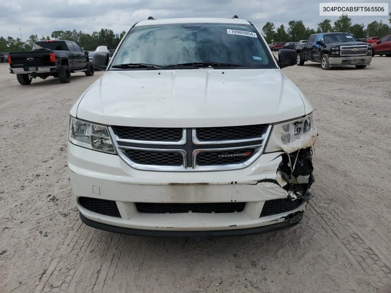 2015 Dodge Journey Se VIN: 3C4PDCAB5FT565506 Lot: 70905954