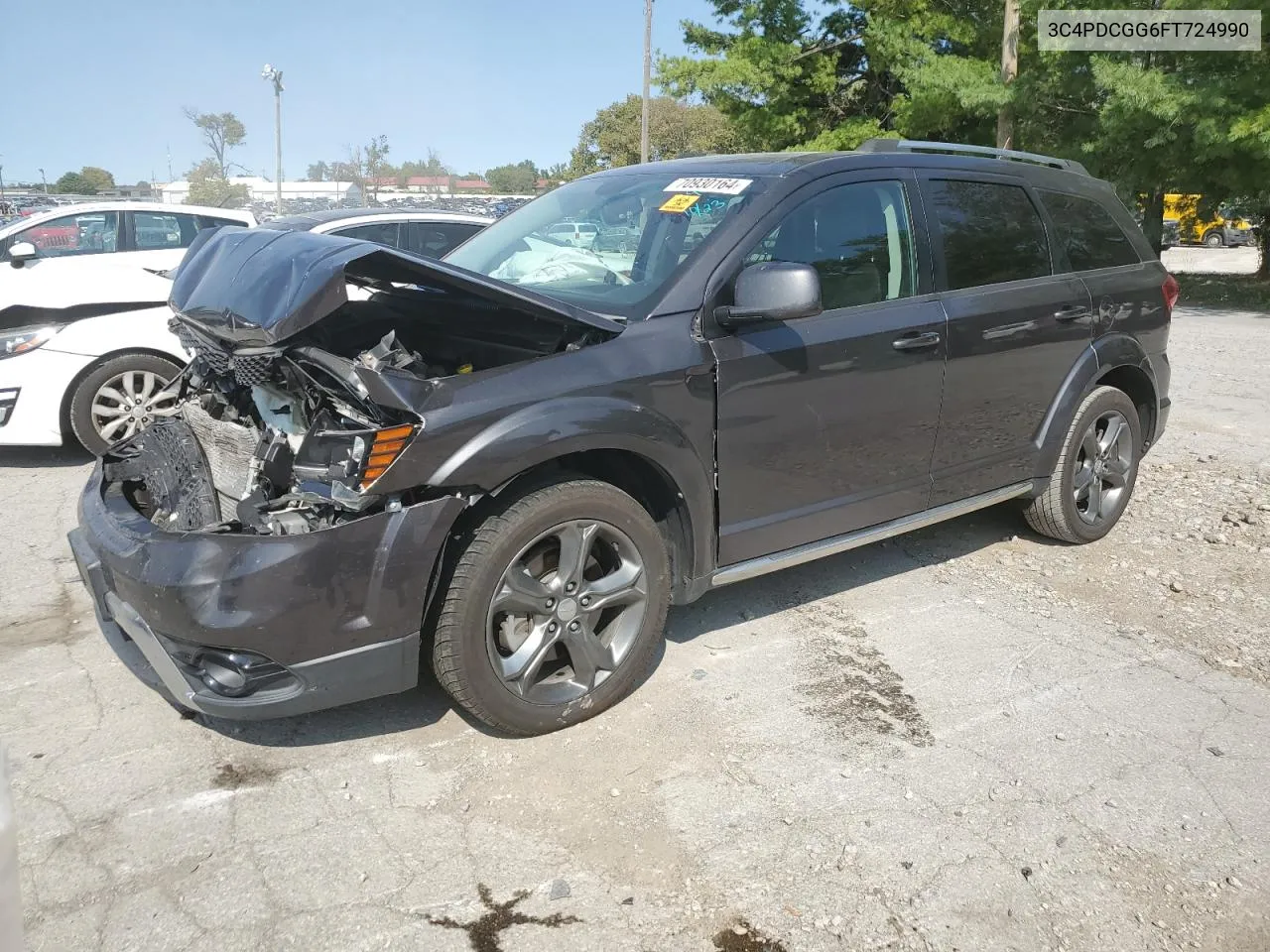 2015 Dodge Journey Crossroad VIN: 3C4PDCGG6FT724990 Lot: 70930164