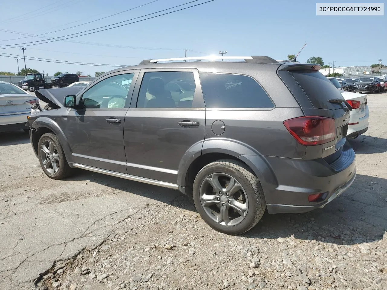 2015 Dodge Journey Crossroad VIN: 3C4PDCGG6FT724990 Lot: 70930164