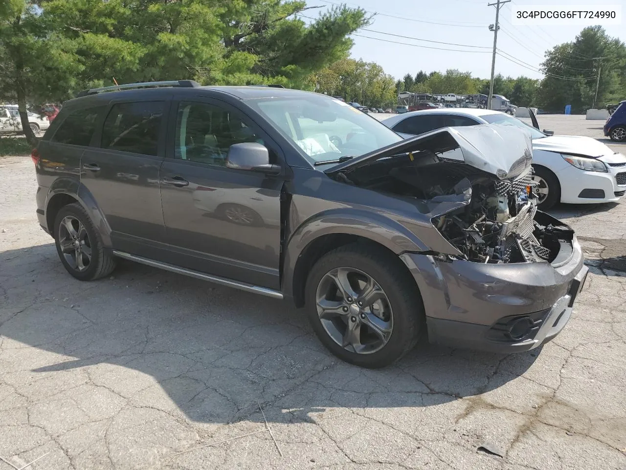 2015 Dodge Journey Crossroad VIN: 3C4PDCGG6FT724990 Lot: 70930164