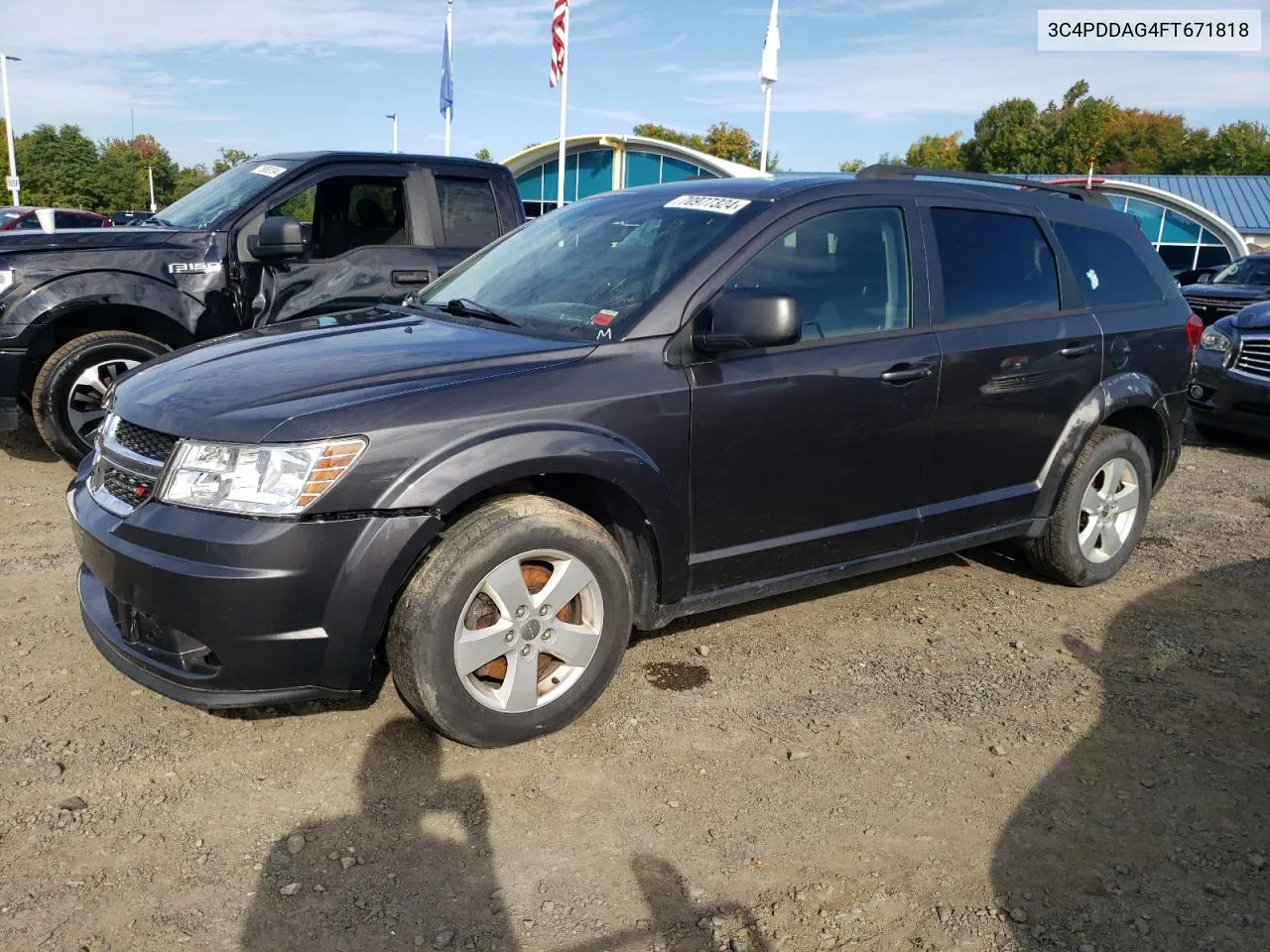 2015 Dodge Journey Se VIN: 3C4PDDAG4FT671818 Lot: 70977324