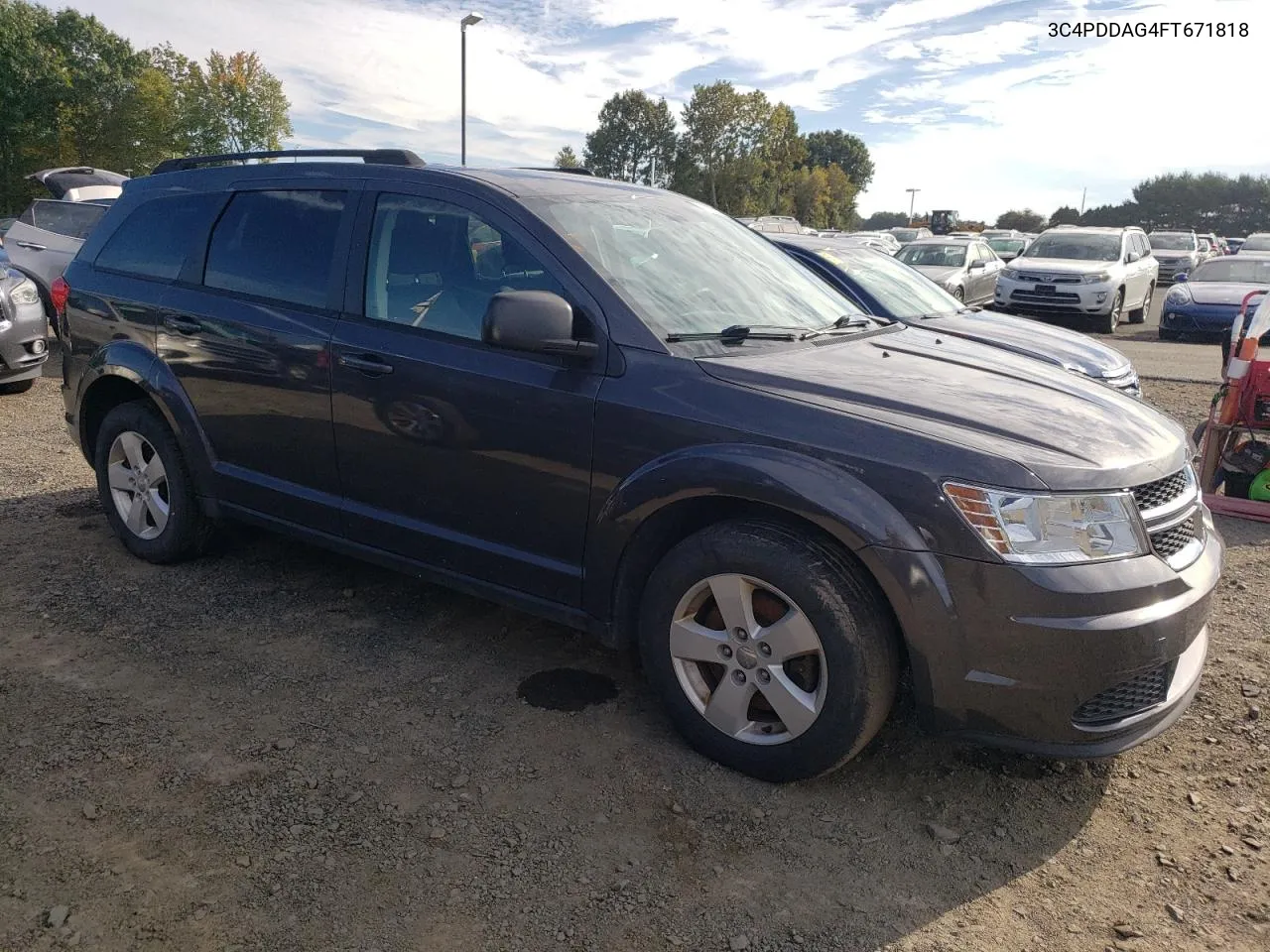 2015 Dodge Journey Se VIN: 3C4PDDAG4FT671818 Lot: 70977324