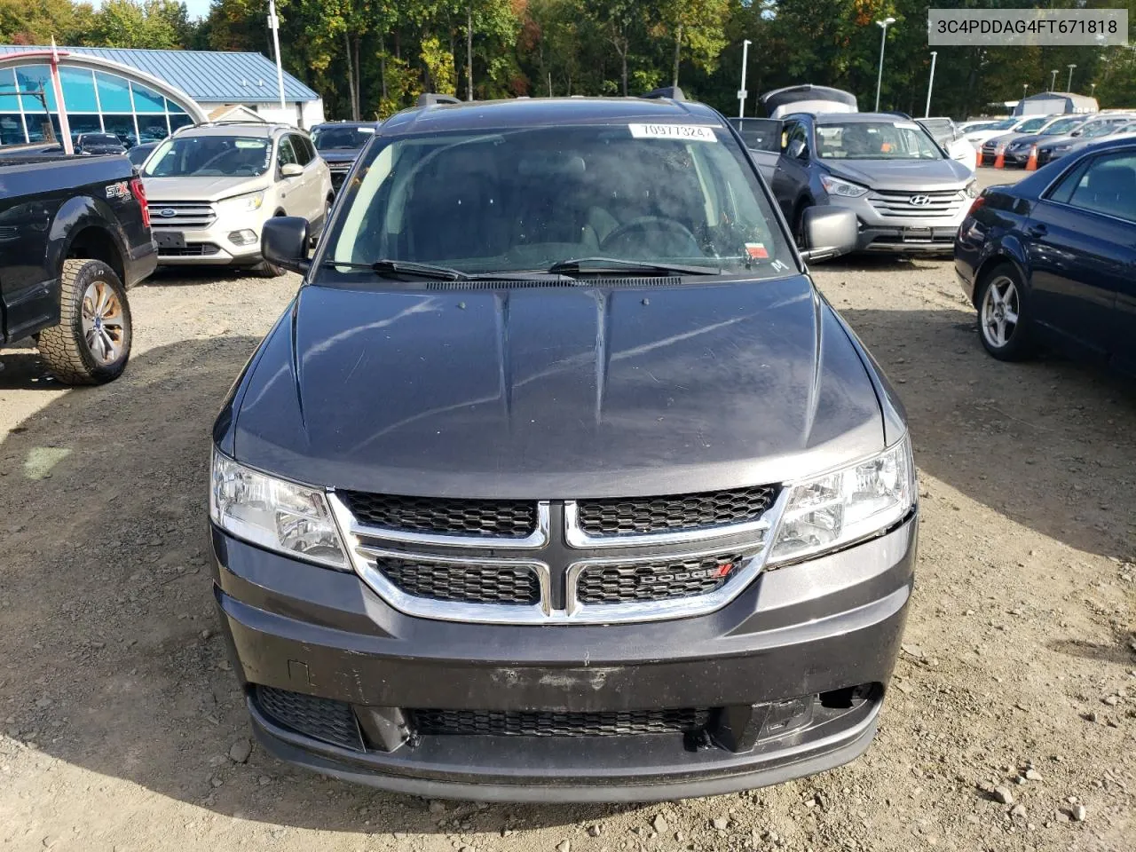 2015 Dodge Journey Se VIN: 3C4PDDAG4FT671818 Lot: 70977324