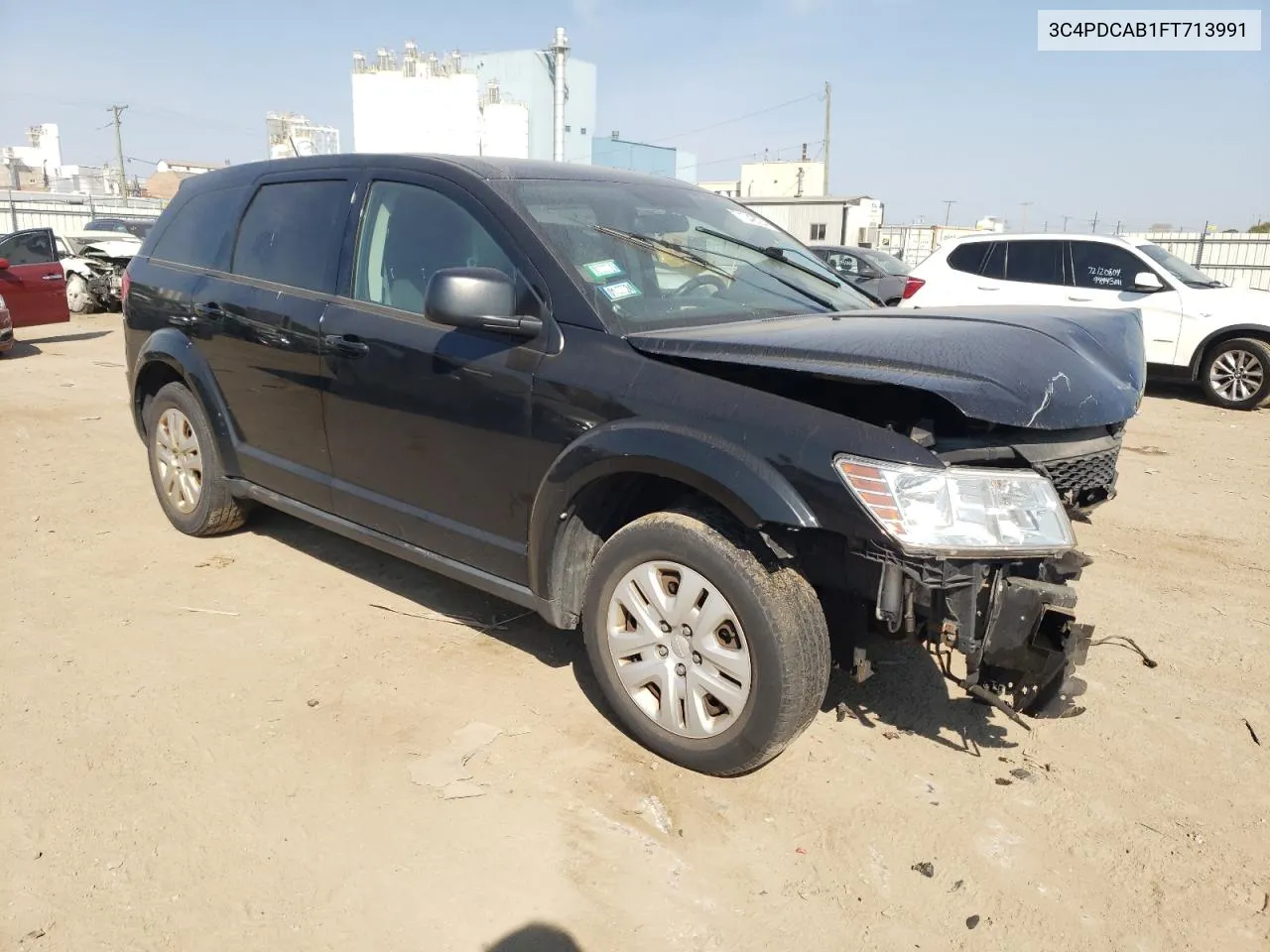 2015 Dodge Journey Se VIN: 3C4PDCAB1FT713991 Lot: 71042094