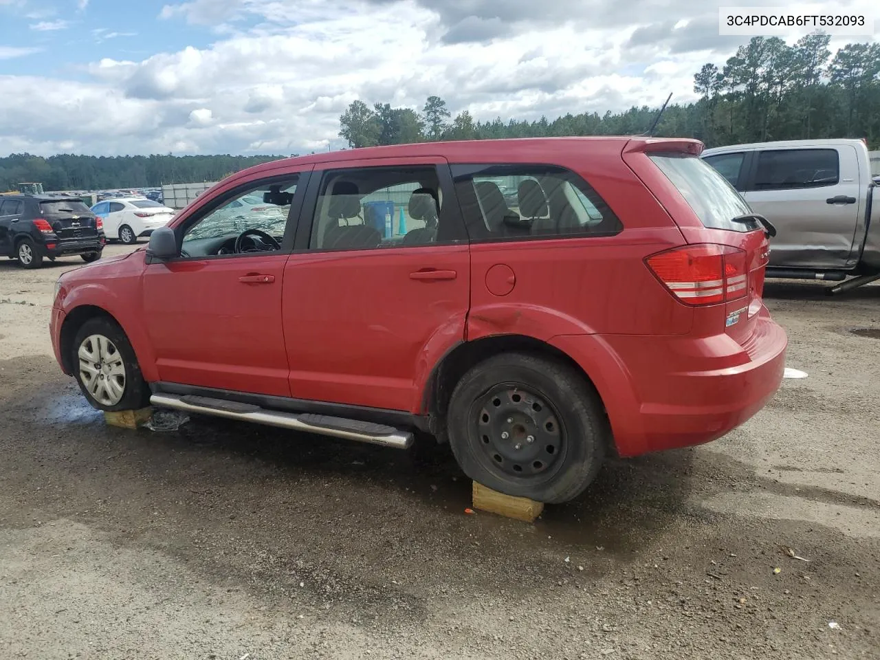 2015 Dodge Journey Se VIN: 3C4PDCAB6FT532093 Lot: 71242774