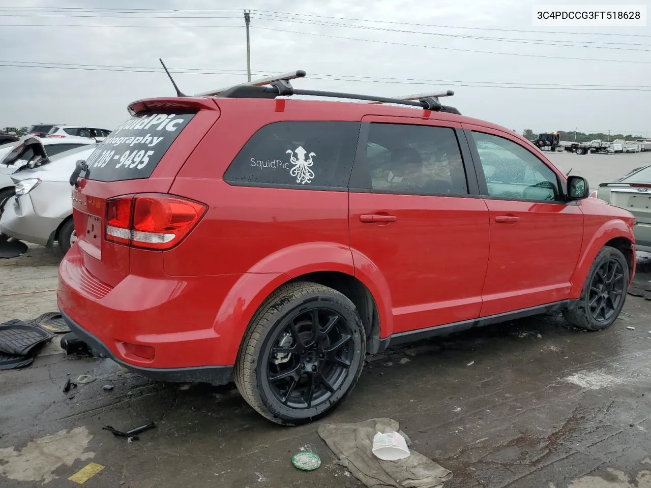 2015 Dodge Journey Sxt VIN: 3C4PDCCG3FT518628 Lot: 71271624