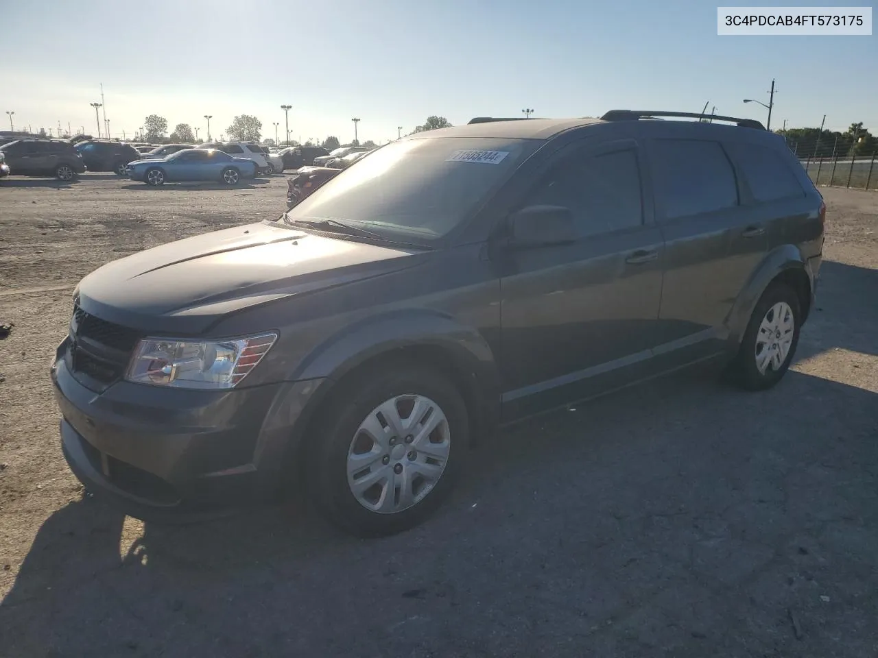 2015 Dodge Journey Se VIN: 3C4PDCAB4FT573175 Lot: 71505244