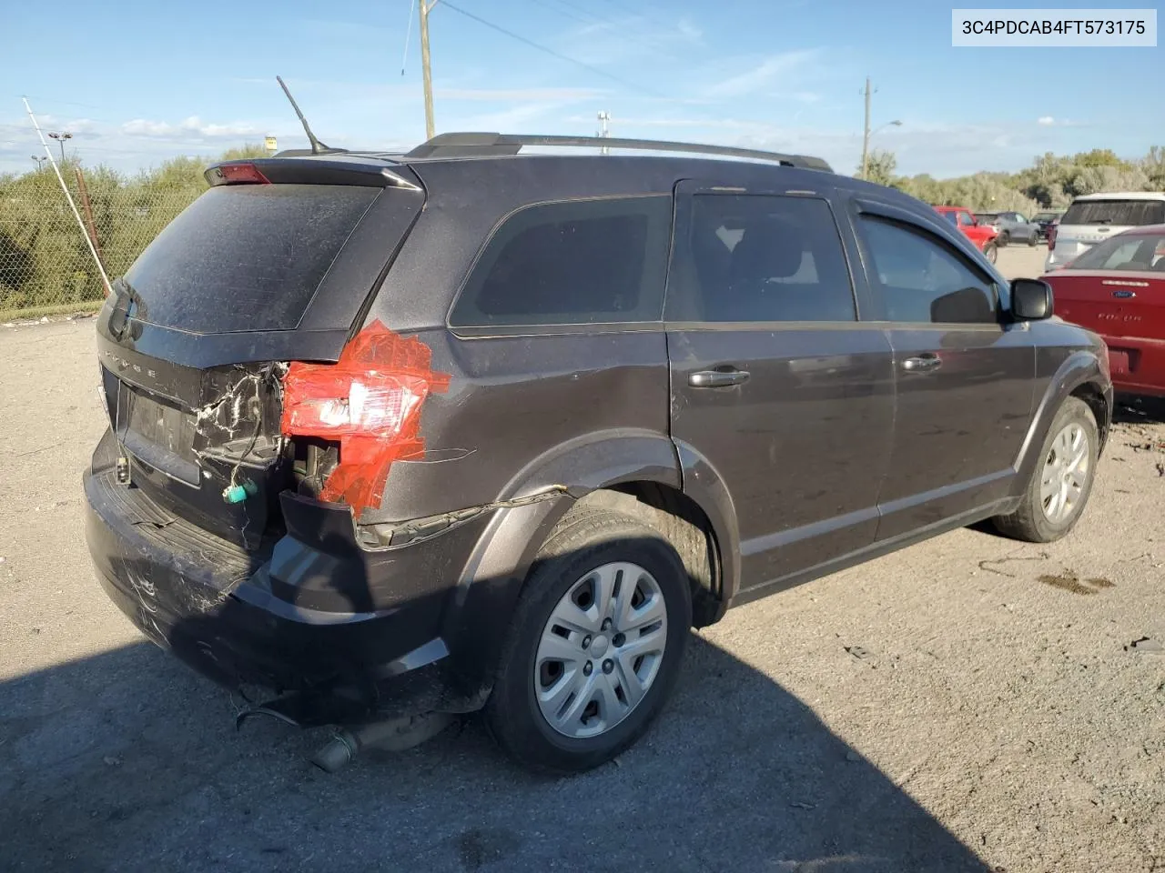 2015 Dodge Journey Se VIN: 3C4PDCAB4FT573175 Lot: 71505244