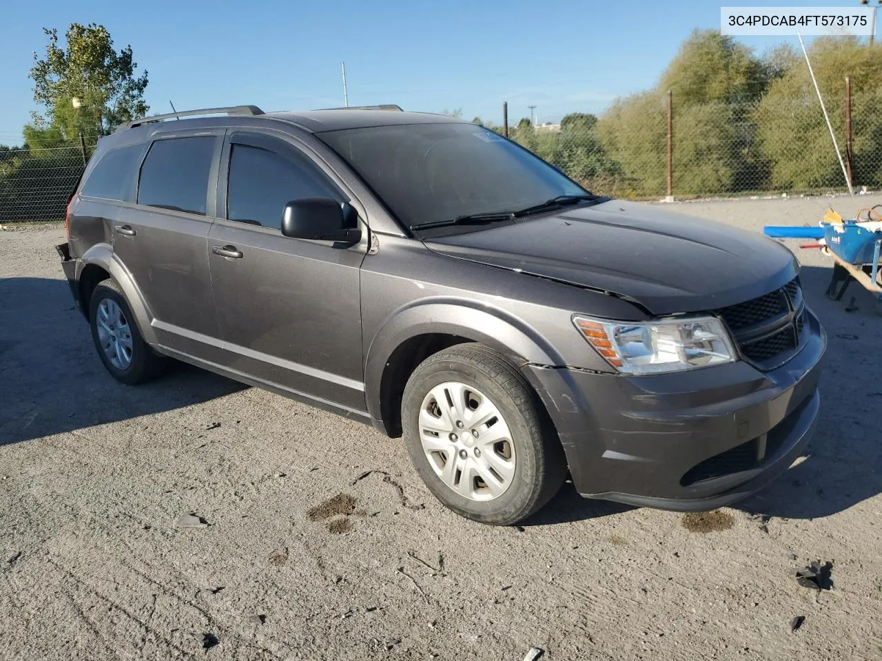 2015 Dodge Journey Se VIN: 3C4PDCAB4FT573175 Lot: 71505244