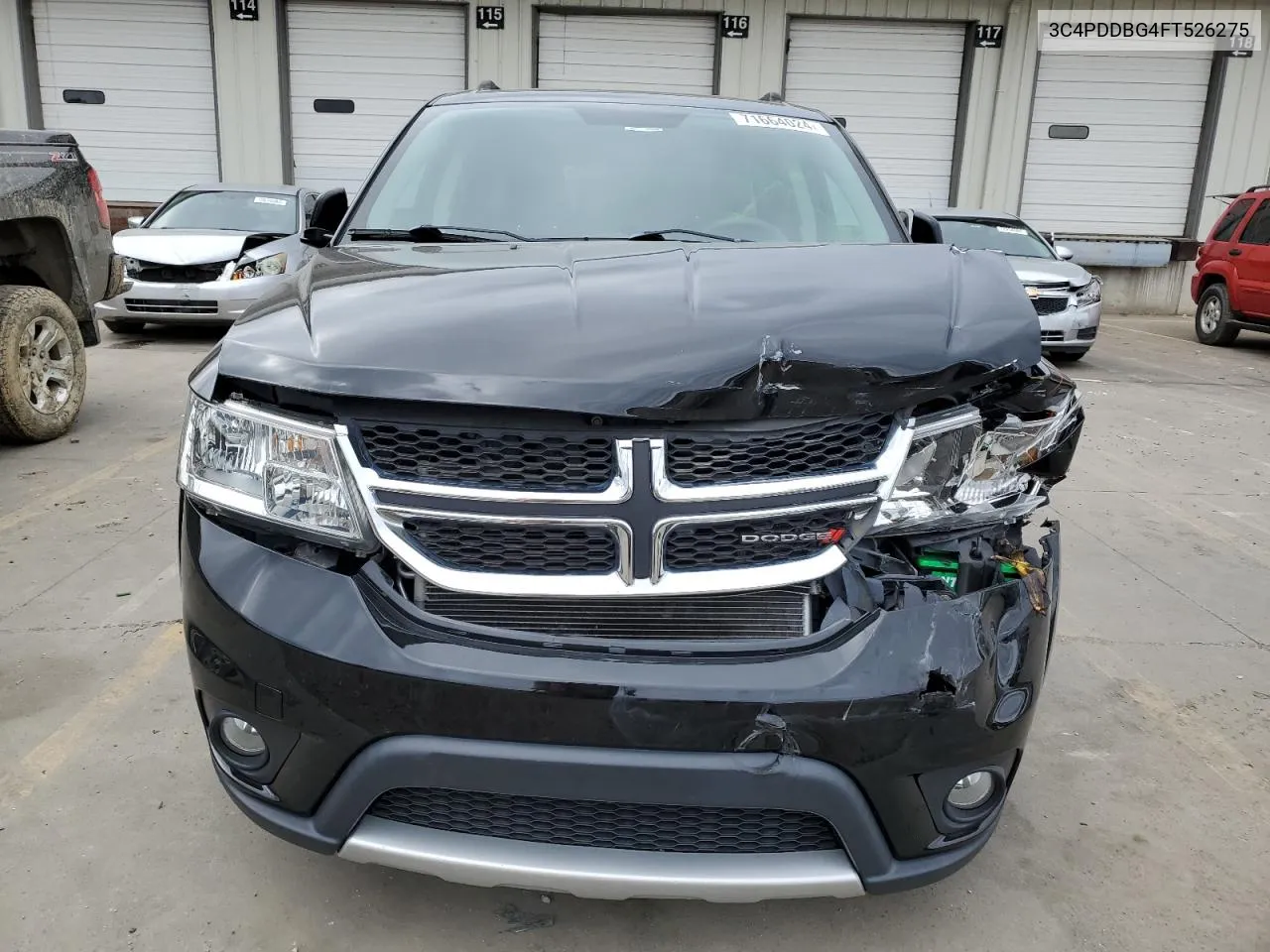 2015 Dodge Journey Sxt VIN: 3C4PDDBG4FT526275 Lot: 71664024