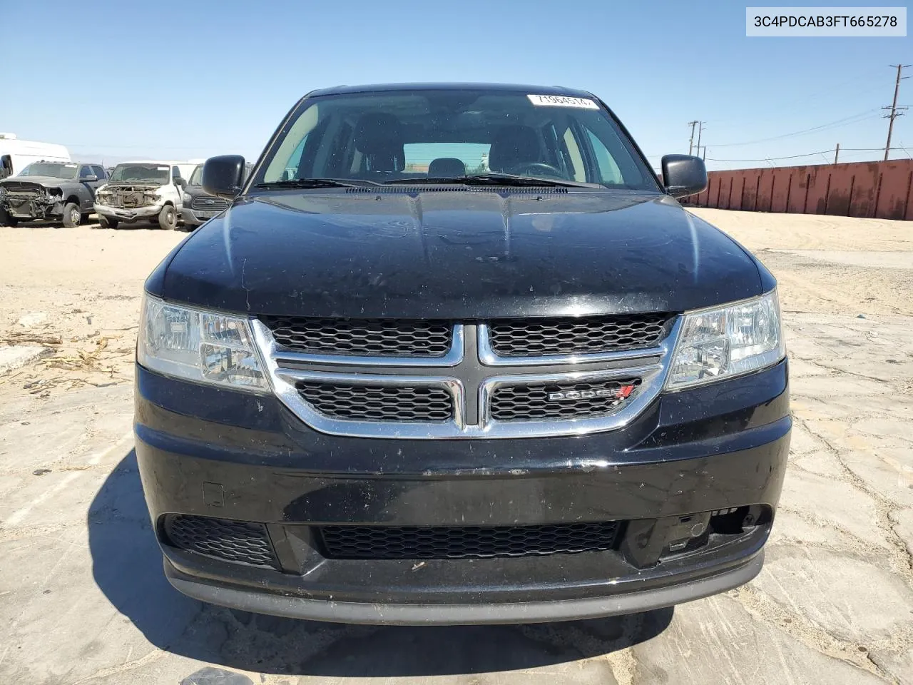 2015 Dodge Journey Se VIN: 3C4PDCAB3FT665278 Lot: 71964514