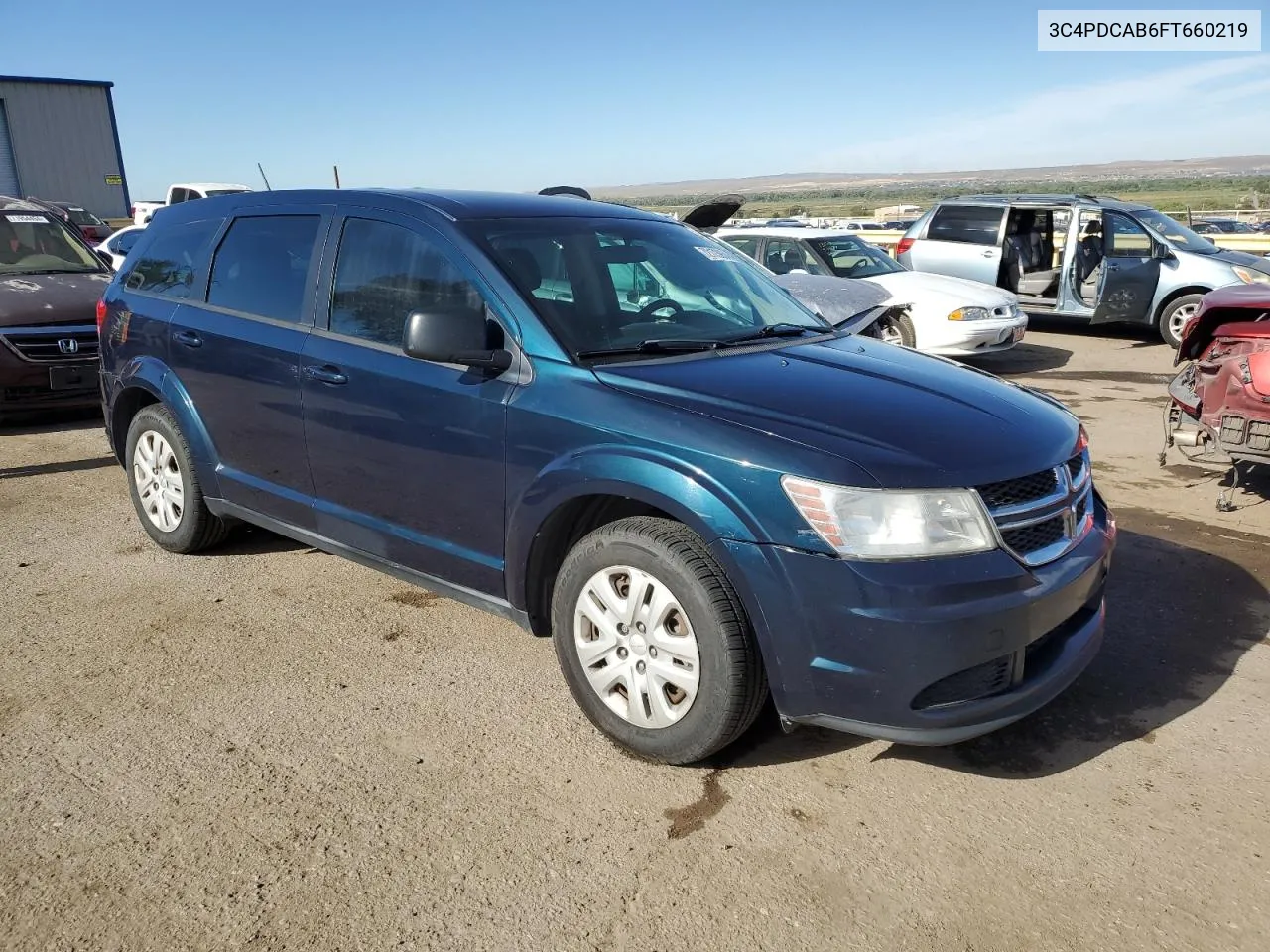 2015 Dodge Journey Se VIN: 3C4PDCAB6FT660219 Lot: 72173954