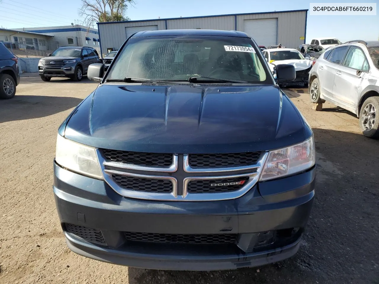 2015 Dodge Journey Se VIN: 3C4PDCAB6FT660219 Lot: 72173954