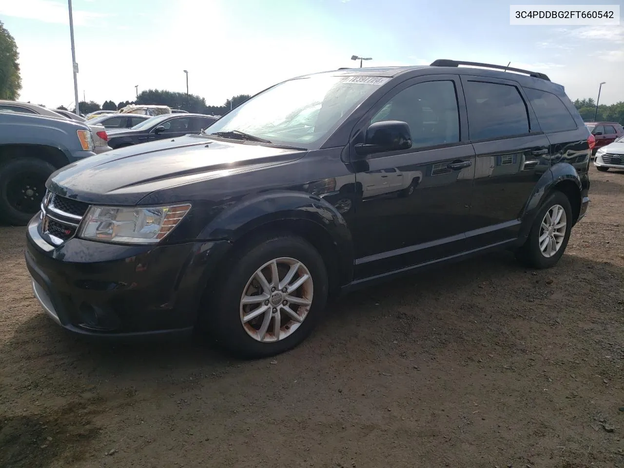 2015 Dodge Journey Sxt VIN: 3C4PDDBG2FT660542 Lot: 72397724