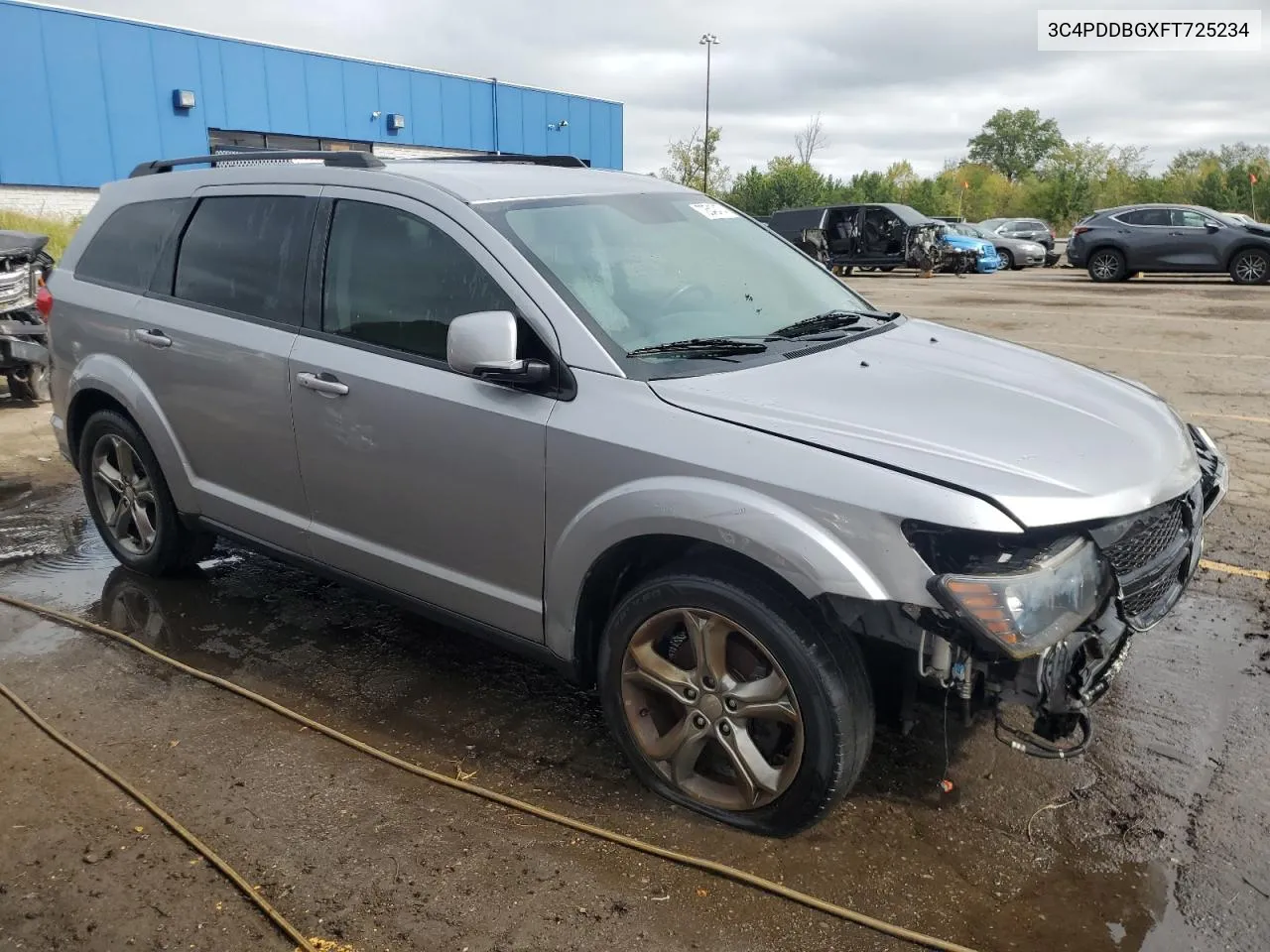 2015 Dodge Journey Sxt VIN: 3C4PDDBGXFT725234 Lot: 72542474