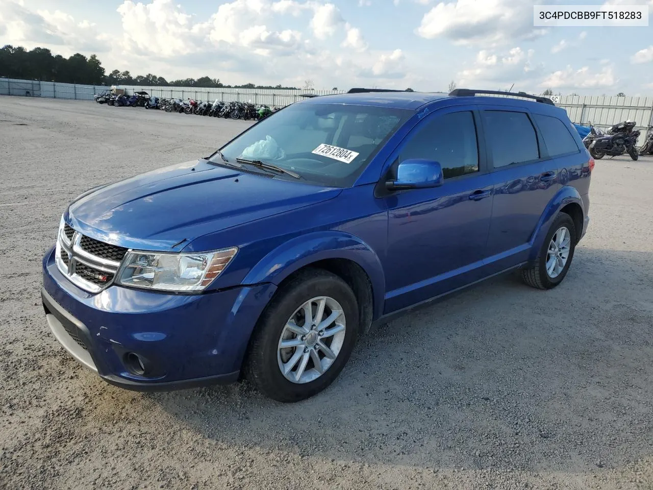 2015 Dodge Journey Sxt VIN: 3C4PDCBB9FT518283 Lot: 72612804