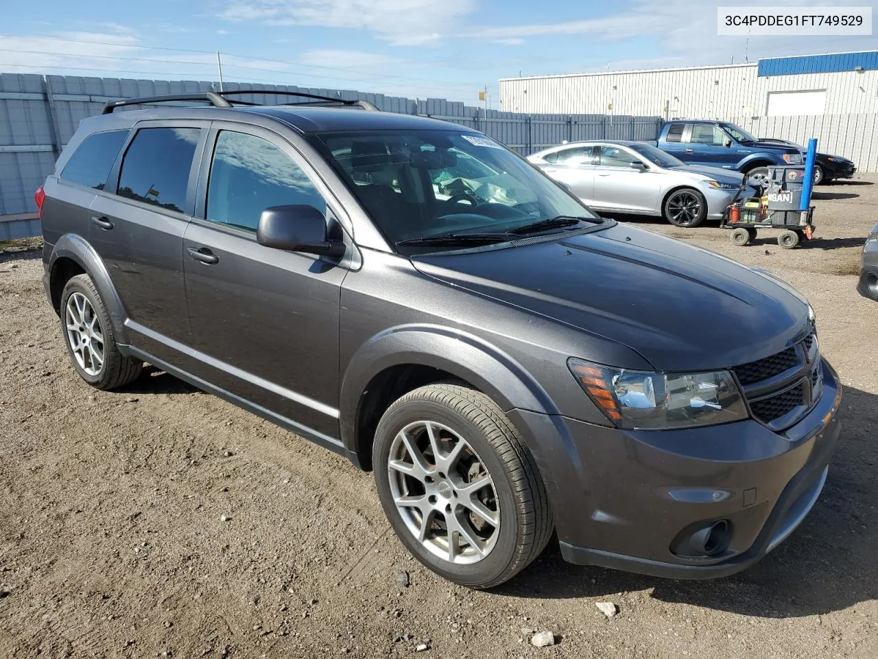 2015 Dodge Journey R/T VIN: 3C4PDDEG1FT749529 Lot: 72910644