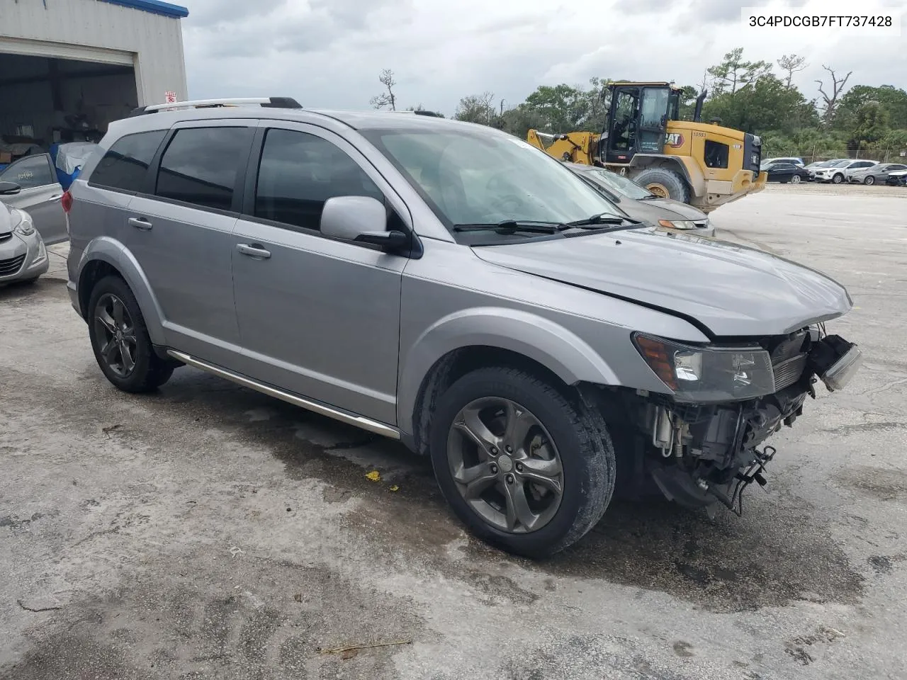 2015 Dodge Journey Crossroad VIN: 3C4PDCGB7FT737428 Lot: 72918714