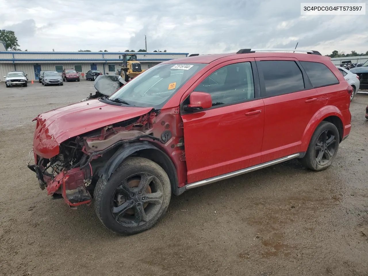 2015 Dodge Journey Crossroad VIN: 3C4PDCGG4FT573597 Lot: 72919744