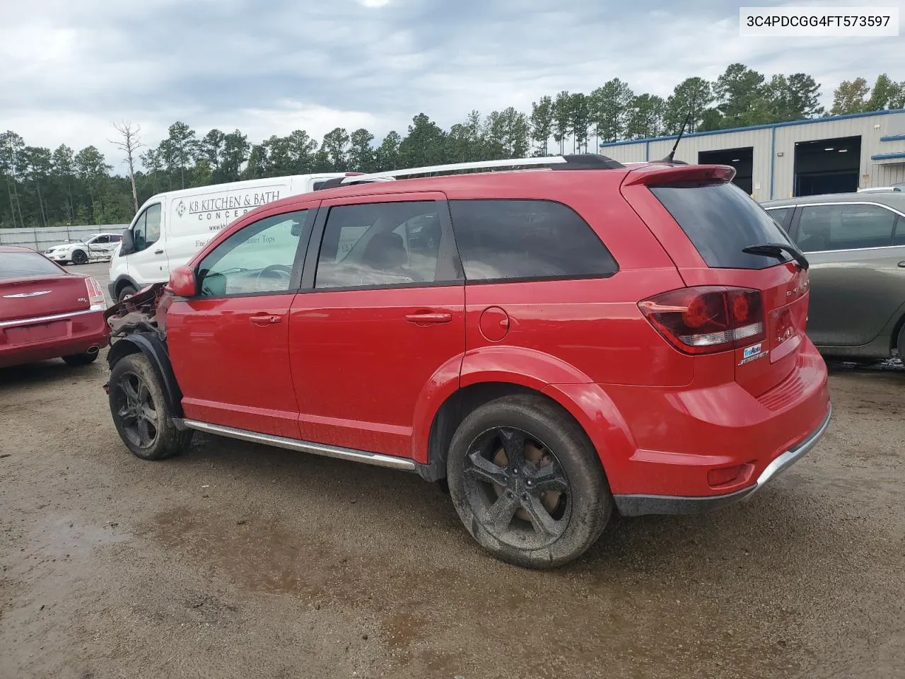 2015 Dodge Journey Crossroad VIN: 3C4PDCGG4FT573597 Lot: 72919744