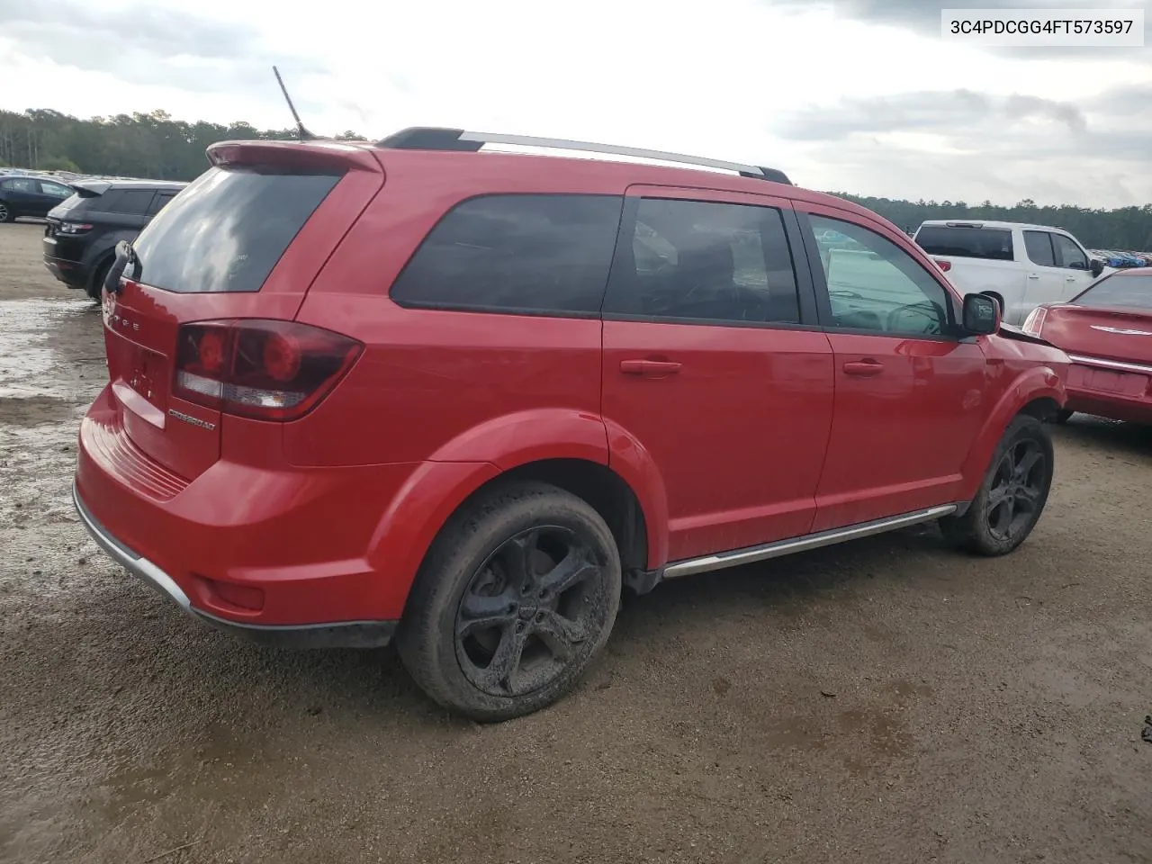 2015 Dodge Journey Crossroad VIN: 3C4PDCGG4FT573597 Lot: 72919744