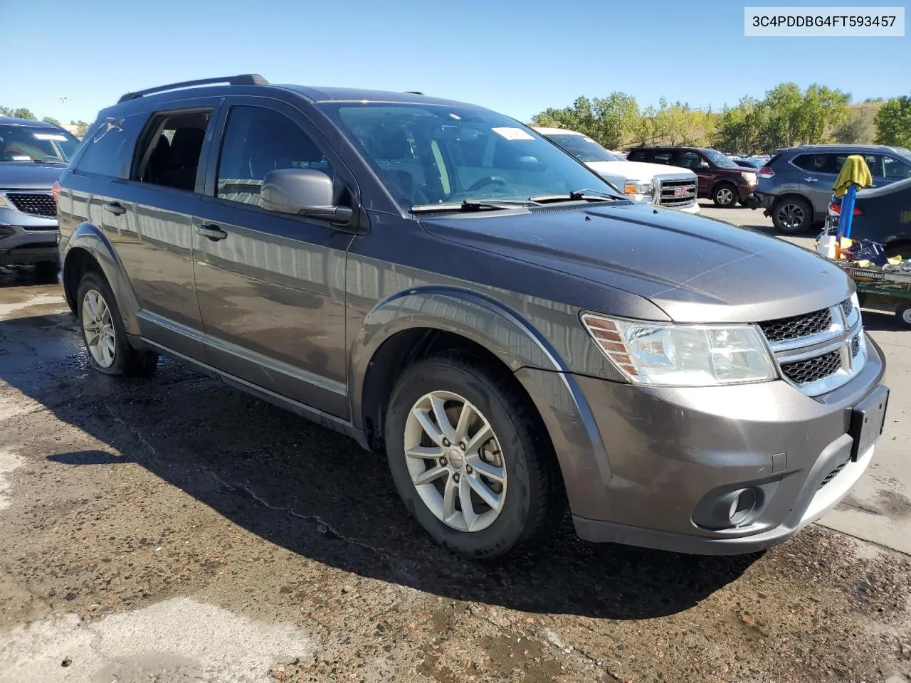 2015 Dodge Journey Sxt VIN: 3C4PDDBG4FT593457 Lot: 72924604