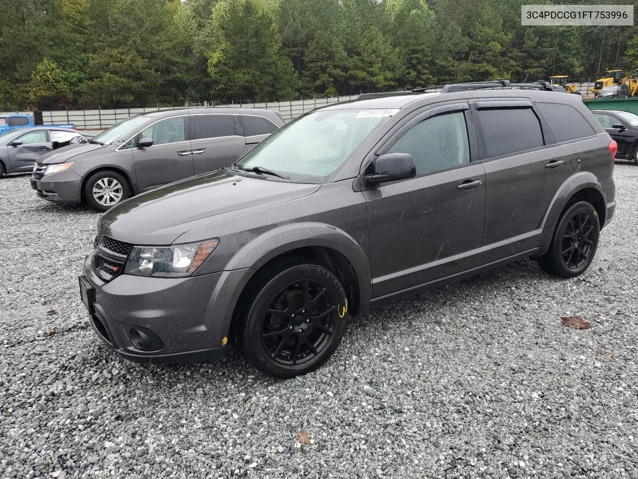 2015 Dodge Journey Sxt VIN: 3C4PDCCG1FT753996 Lot: 72997784