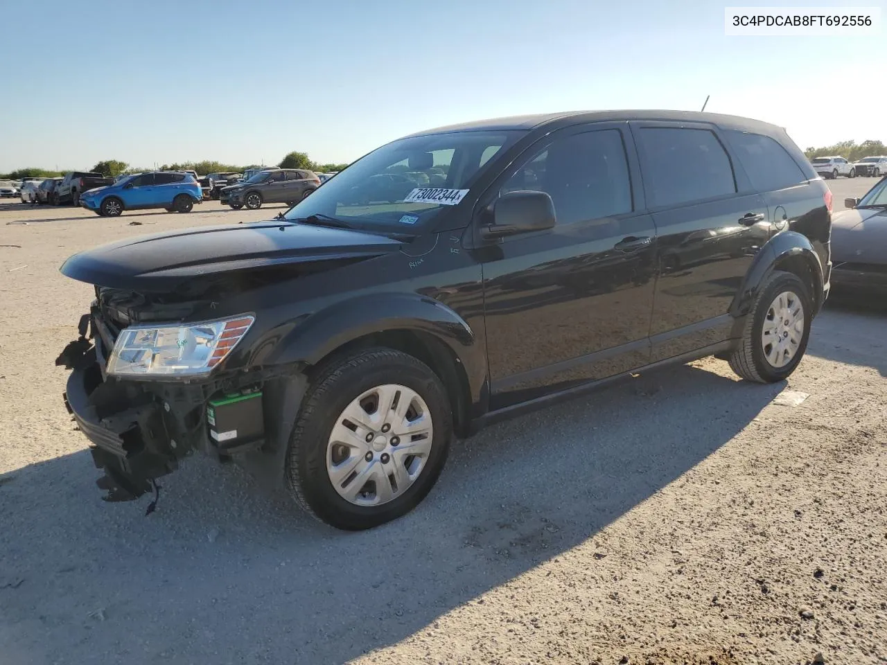 2015 Dodge Journey Se VIN: 3C4PDCAB8FT692556 Lot: 73002344