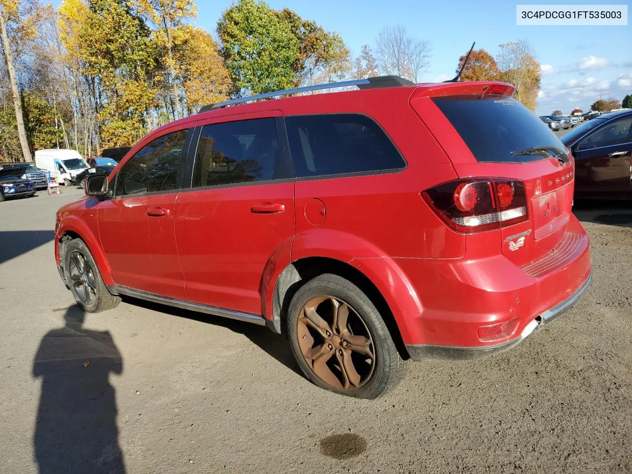 2015 Dodge Journey Crossroad VIN: 3C4PDCGG1FT535003 Lot: 73024474