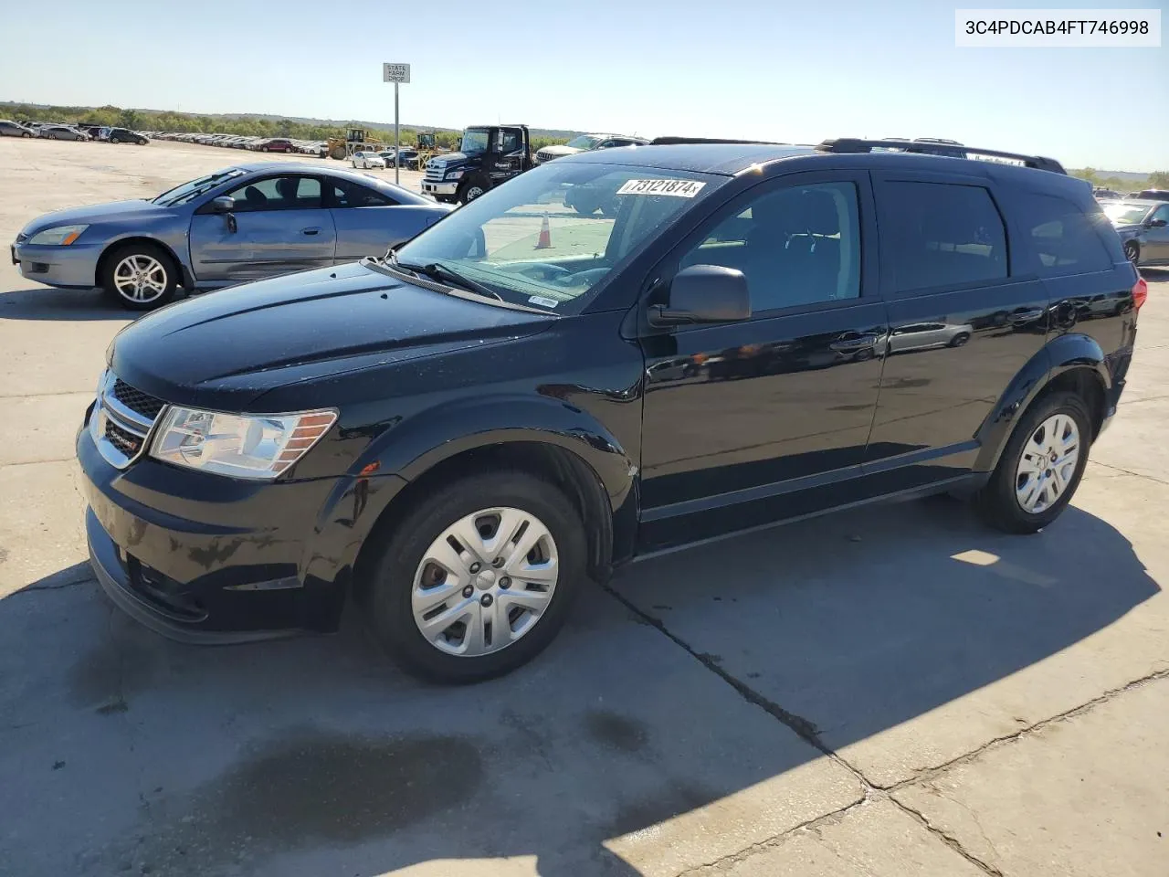 2015 Dodge Journey Se VIN: 3C4PDCAB4FT746998 Lot: 73121874