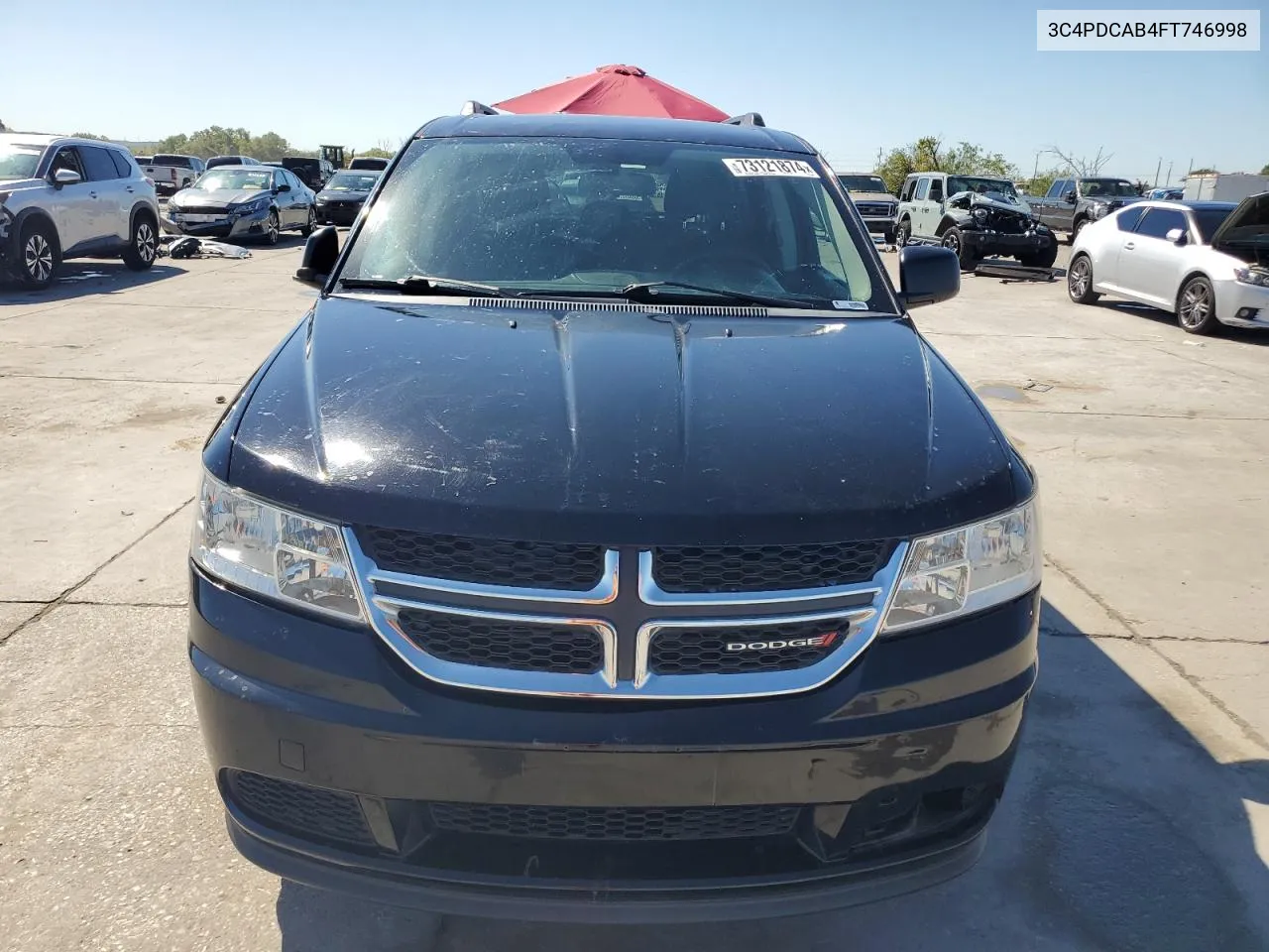 2015 Dodge Journey Se VIN: 3C4PDCAB4FT746998 Lot: 73121874