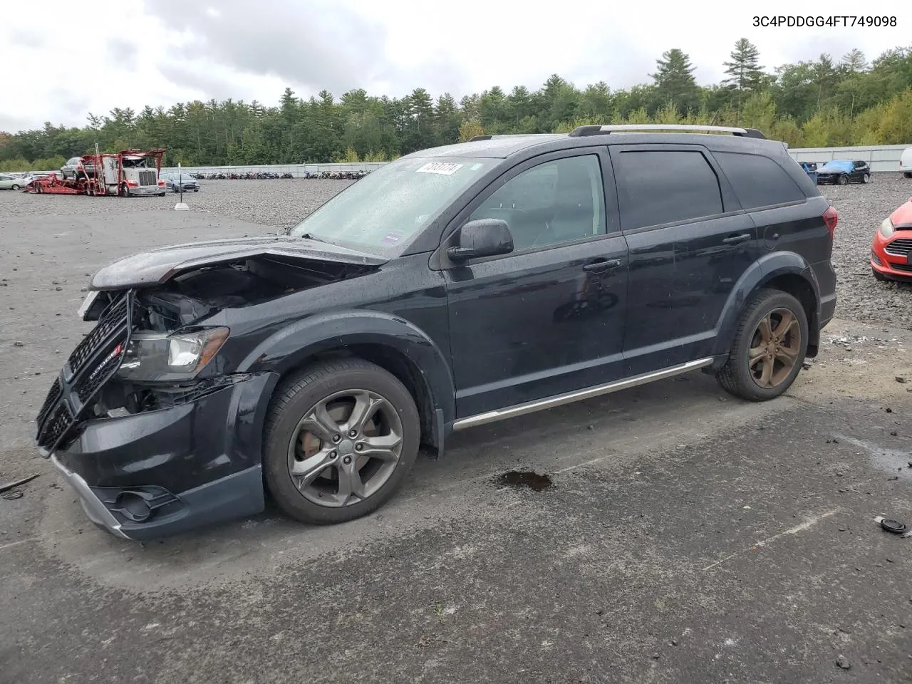 2015 Dodge Journey Crossroad VIN: 3C4PDDGG4FT749098 Lot: 73131774