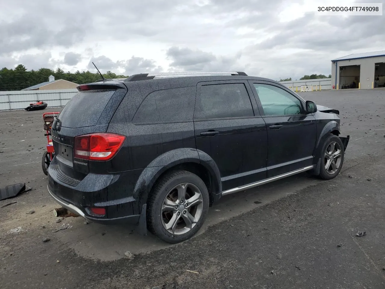 2015 Dodge Journey Crossroad VIN: 3C4PDDGG4FT749098 Lot: 73131774