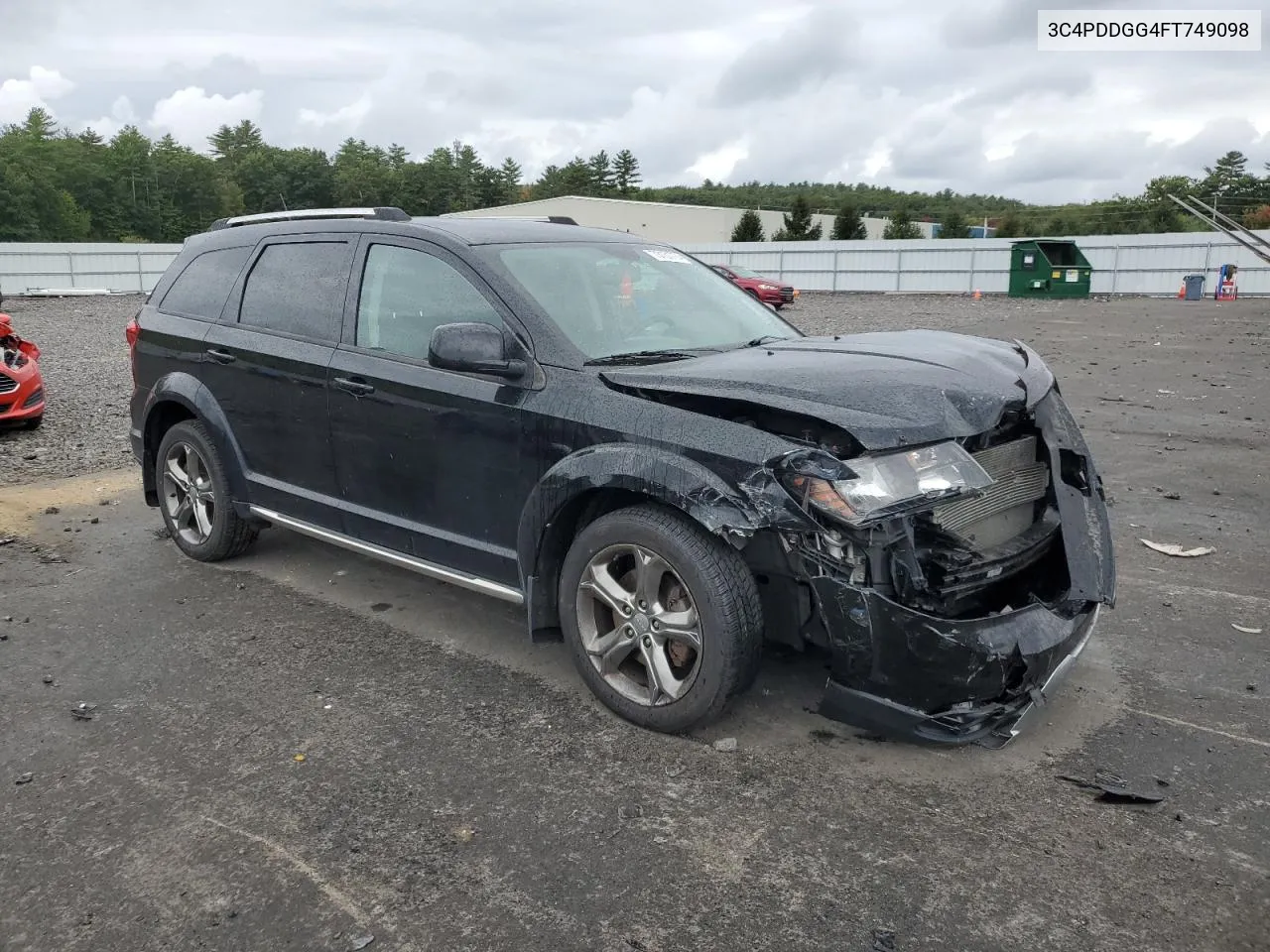 2015 Dodge Journey Crossroad VIN: 3C4PDDGG4FT749098 Lot: 73131774