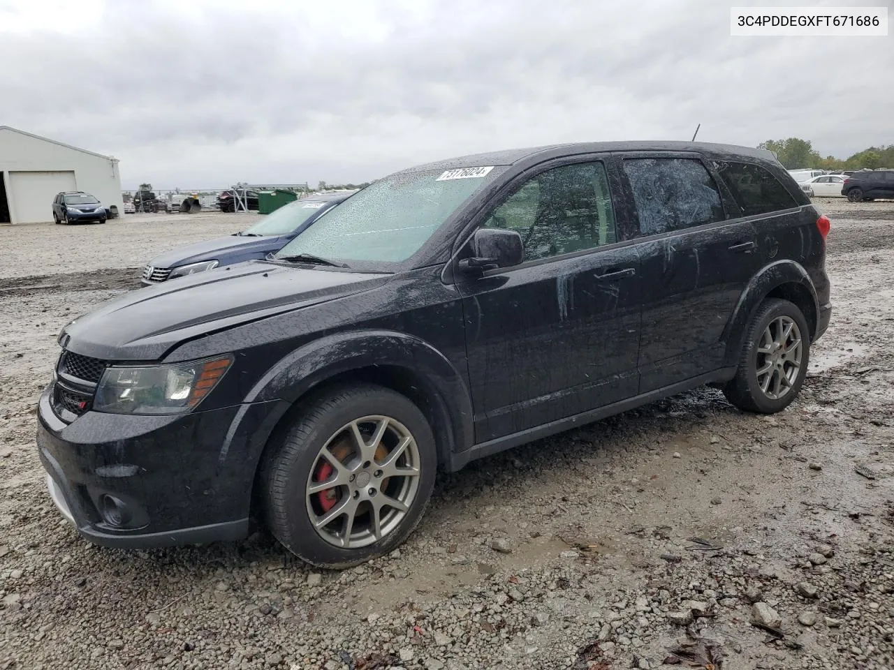 2015 Dodge Journey R/T VIN: 3C4PDDEGXFT671686 Lot: 73176024