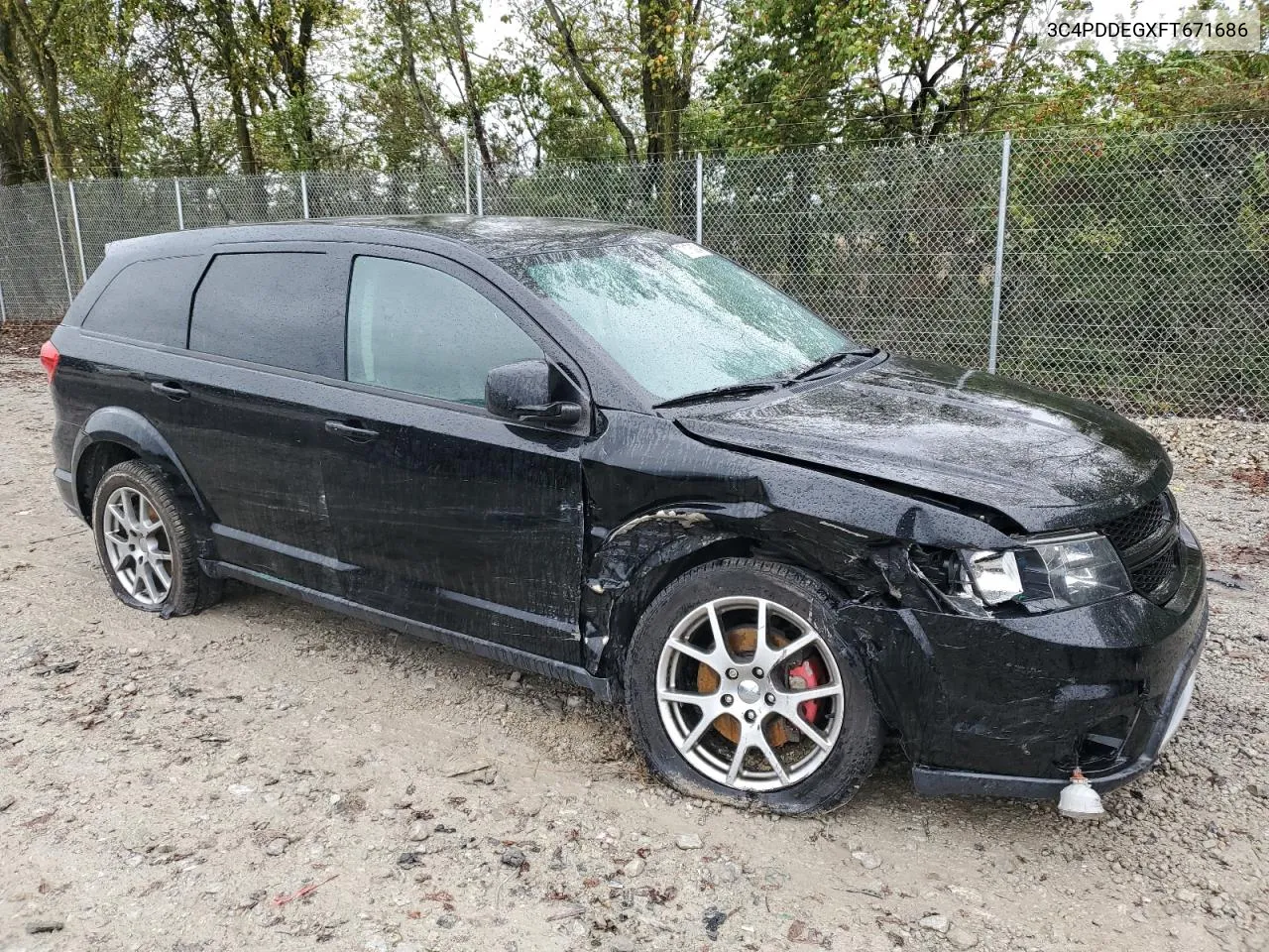 2015 Dodge Journey R/T VIN: 3C4PDDEGXFT671686 Lot: 73176024