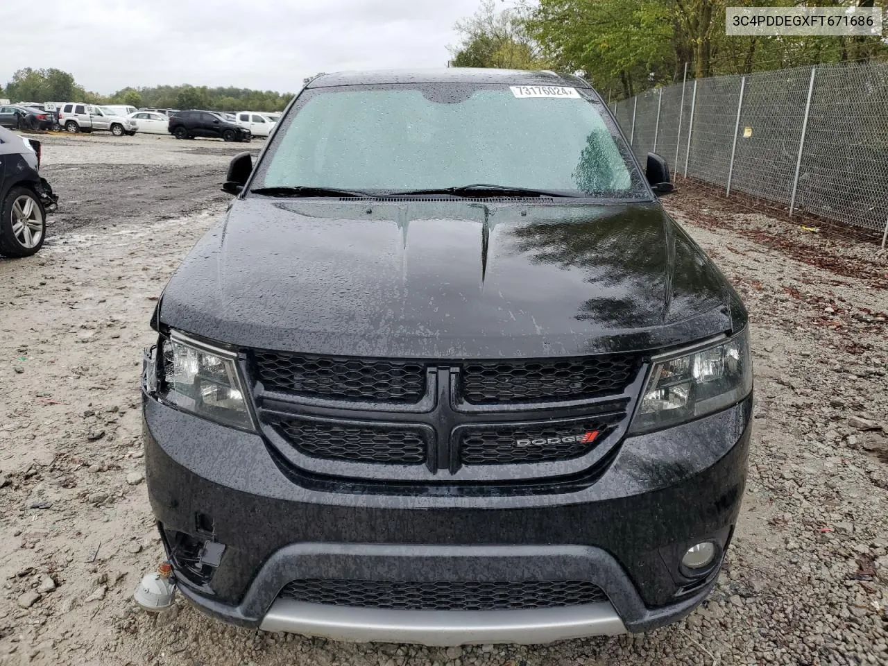 2015 Dodge Journey R/T VIN: 3C4PDDEGXFT671686 Lot: 73176024