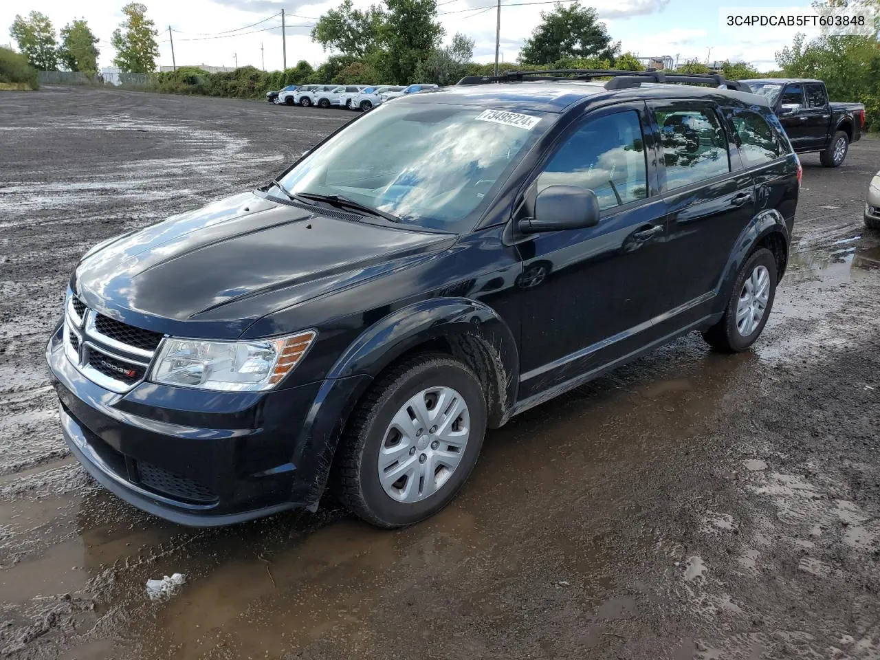 2015 Dodge Journey Se VIN: 3C4PDCAB5FT603848 Lot: 73495224