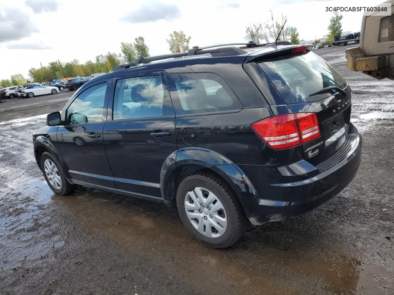 2015 Dodge Journey Se VIN: 3C4PDCAB5FT603848 Lot: 73495224