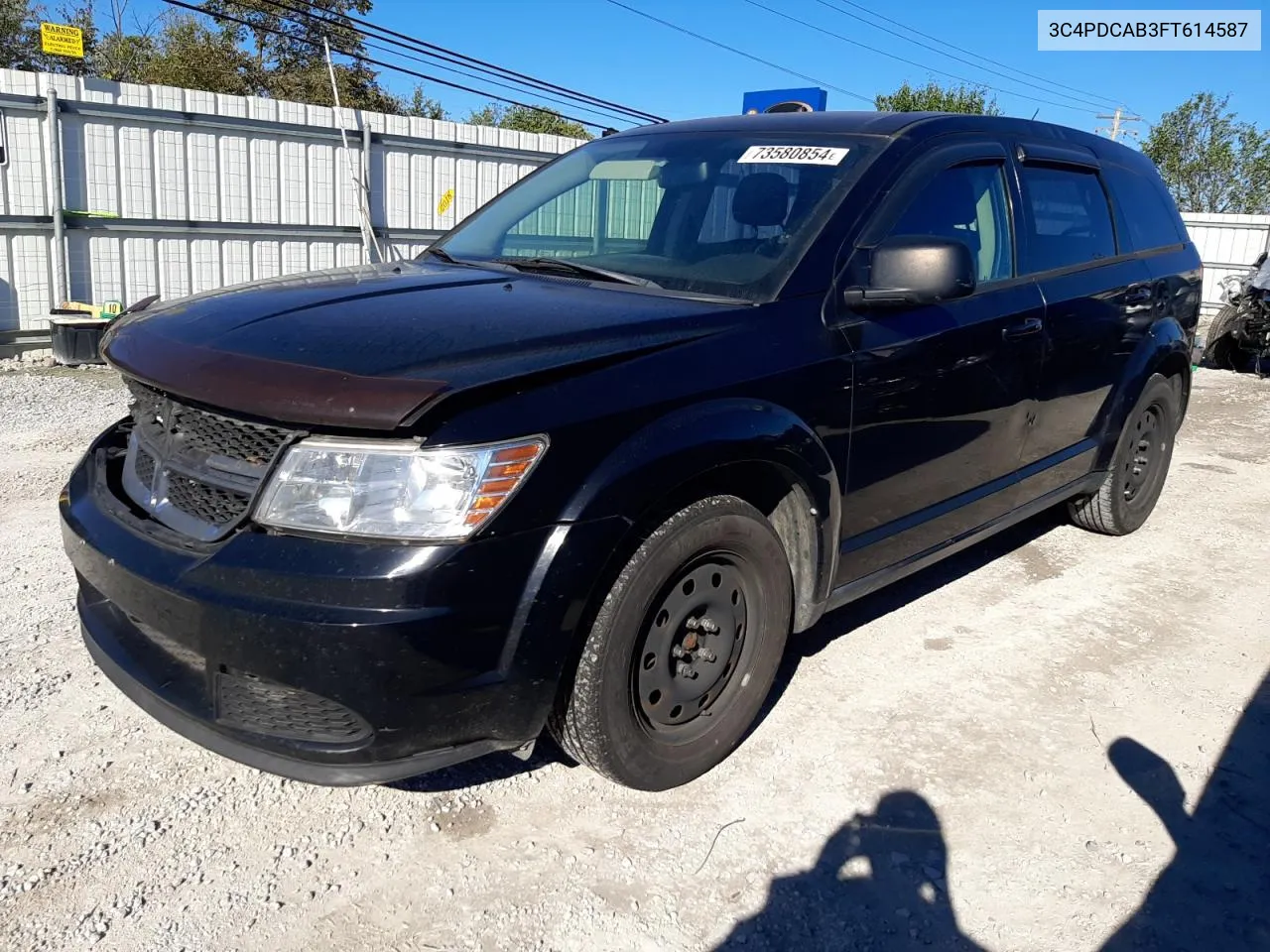 2015 Dodge Journey Se VIN: 3C4PDCAB3FT614587 Lot: 73580854