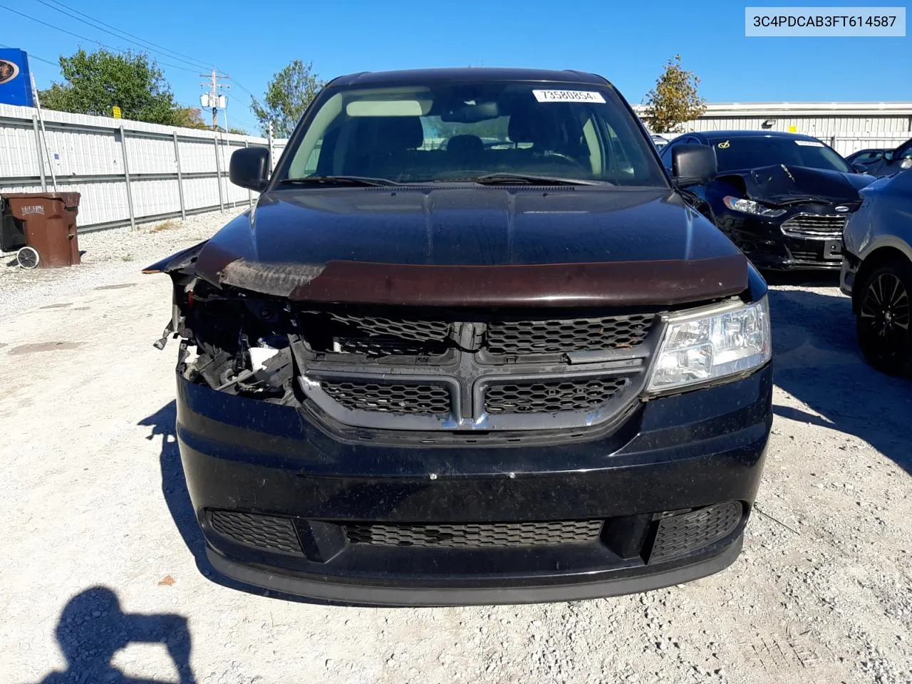 2015 Dodge Journey Se VIN: 3C4PDCAB3FT614587 Lot: 73580854