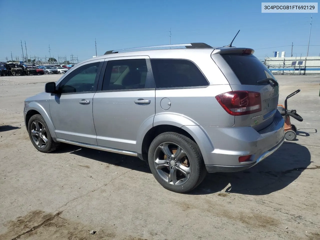 2015 Dodge Journey Crossroad VIN: 3C4PDCGB1FT692129 Lot: 73615404