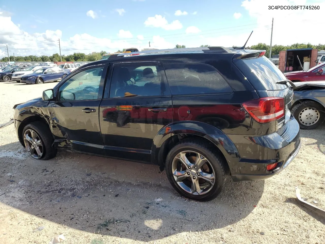 2015 Dodge Journey Crossroad VIN: 3C4PDCGG8FT745260 Lot: 73705084