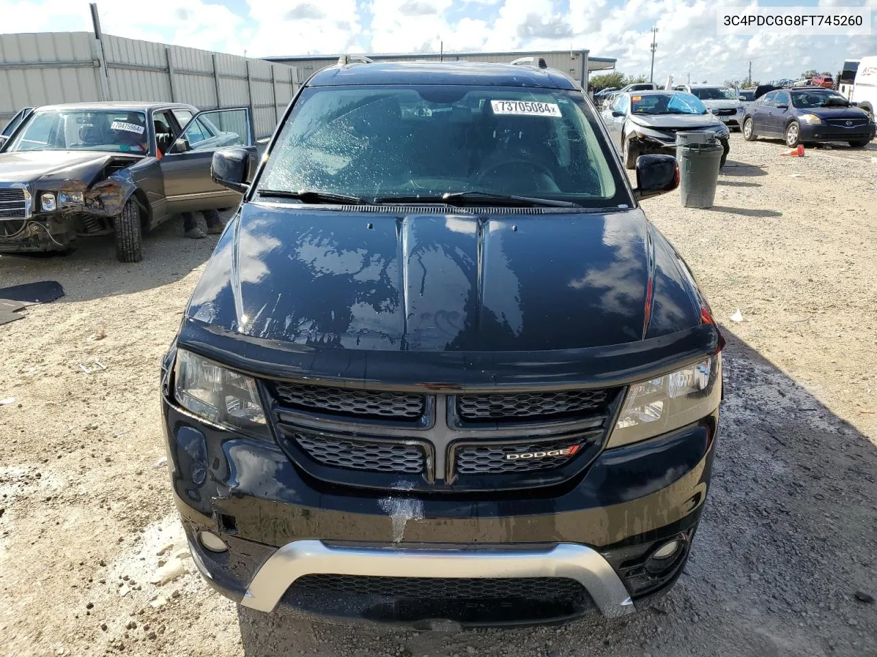 2015 Dodge Journey Crossroad VIN: 3C4PDCGG8FT745260 Lot: 73705084